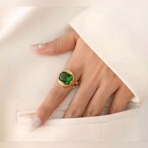 Band Ring Woman 18K Gold Plated Stainless Steel